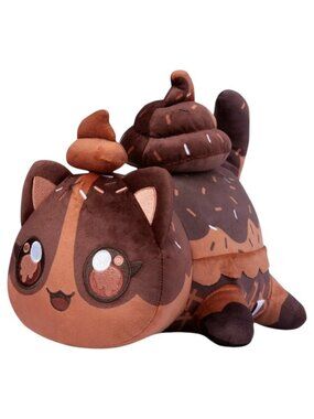 Aphmau Women's / Men's  MeeMeow Chocolate Ice Cream Plush Brown Size Large 11”